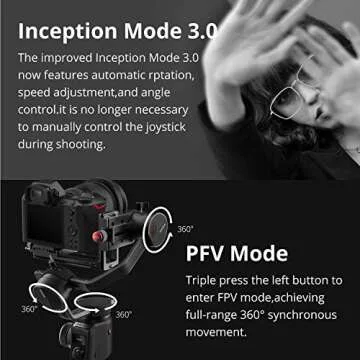 MOZA AirCross 2 - 3 Axis Gimbal for Mirrorless Cameras