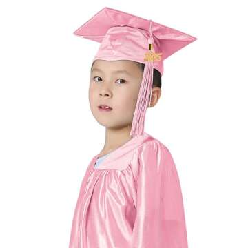 GraduatePro Shiny Kindergarten Graduation Set for Kids - 2025