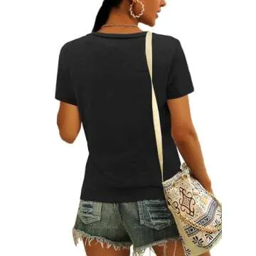 Stylish Womens Summer V-Neck Tops for Every Occasion