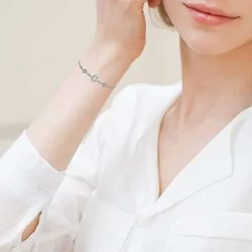 Echesperamo Four Leaf Clover Chain Bracelet for Women