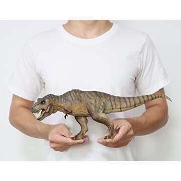 Lana Toys Nanmu 1:35 Scale Tyrannosaurus Rex Figure - Realistic T-Rex Collector's Model