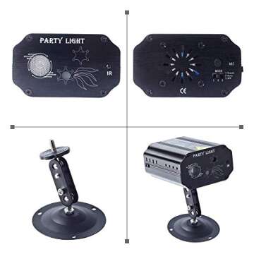 RGB Laser Party Light with Remote for Celebrations