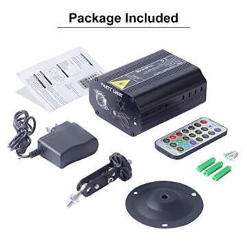 RGB Laser Party Light with Remote for Celebrations