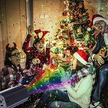 RGB Laser Party Light with Remote for Celebrations