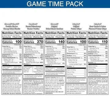 Kellogg's Game Time Pack, Lunch Snacks, Office and Kids Snacks, Variety Pack, 37.3oz Box (38 Snack P...