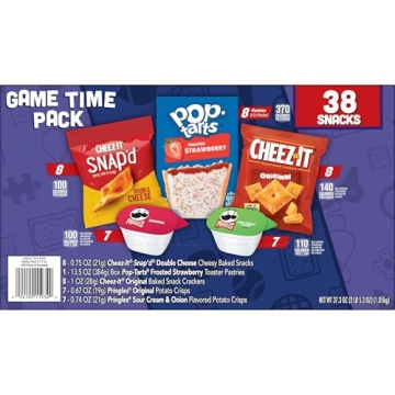Kellogg's Game Time Pack - 38 Snack Packs for All Ages