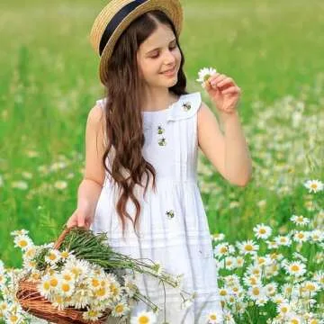 20 PCS Bee Embroidered Patches Bee Shape Patches Bee Buttons for Sewing Applique Patch Cute Fabric Tiny Iron On Embroidered Patches Decoration for Shirts, Jackets, Jeans, Hats, Backpacks, Clothes DIY