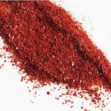 Non-GMO, Gochugaru, Kosher, Gluten Free, No additives, Korean Red Pepper Powder Flakes, Coarse Grind...
