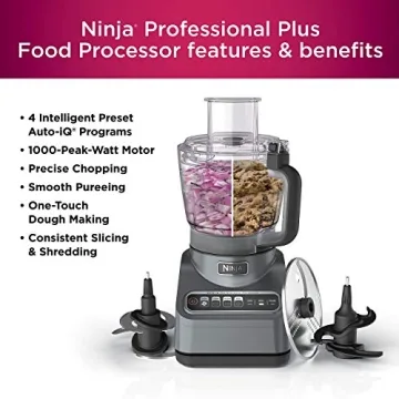 Ninja BN601 Food Processor - 1000W, 9-Cup Capacity