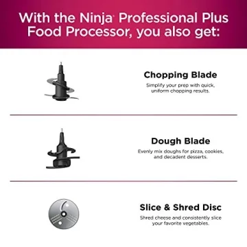 Ninja BN601 Food Processor - 1000W, 9-Cup Capacity