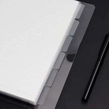 Clear A5 Index Binder Dividers & Planner Stickers Set