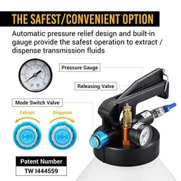 EWK 6L ATF Fluid Extractor with 14 Adapters