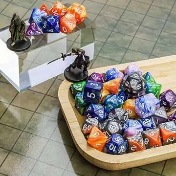 CiaraQ DND Polyhedral Dice Set - 42 Pieces for RPGs