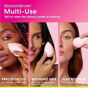 Beautyblender® | Bubble Blender Makeup Sponge | Blend Liquid Foundations, Powders and Creams | Streak Free Application | Vegan, Cruelty Free | Made in USA