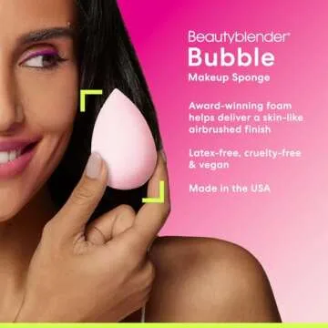 Beautyblender® | Bubble Blender Makeup Sponge | Blend Liquid Foundations, Powders and Creams | Streak Free Application | Vegan, Cruelty Free | Made in USA