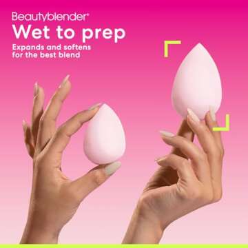 Beautyblender® | Bubble Blender Makeup Sponge | Blend Liquid Foundations, Powders and Creams | Streak Free Application | Vegan, Cruelty Free | Made in USA