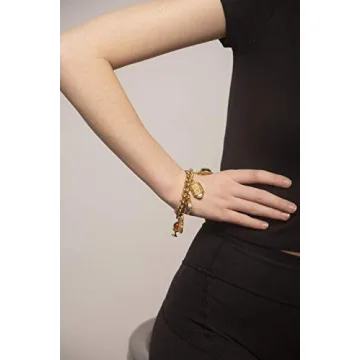 Ben Amun Royal Vintage Gold Charm Bracelet - Elegant & Unique