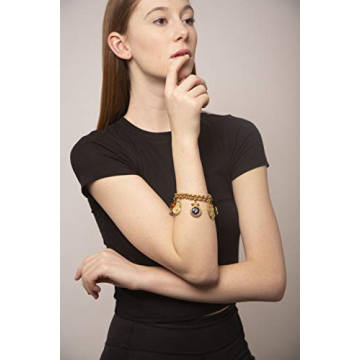 Ben Amun Royal Vintage Gold Charm Bracelet - Elegant & Unique