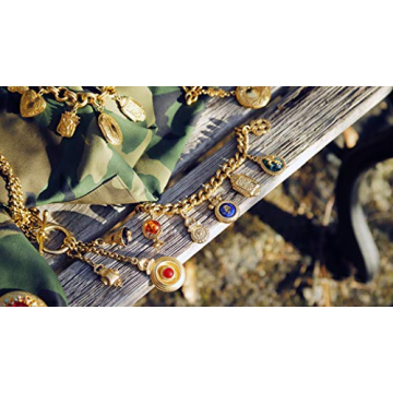 Ben Amun Royal Vintage Gold Charm Bracelet - Elegant & Unique