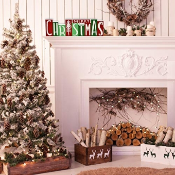 Gift Boutique Merry Christmas Reversible Wooden Blocks