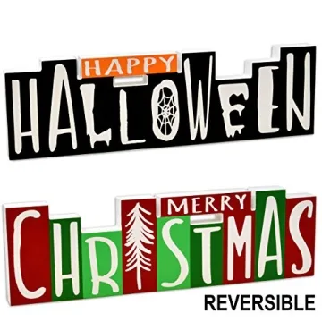 Gift Boutique Merry Christmas Reversible Wooden Blocks