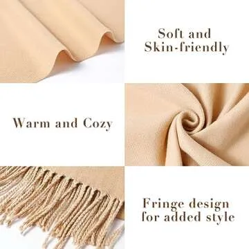 Stylish maamgic Women’s Large Pashmina Shawls for All Occasions
