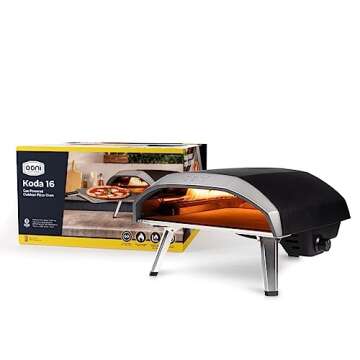 Ooni Koda 16 Gas Pizza Oven – 28mBar Propane Outdoor Pizza Oven, Portable Pizza Oven For Fire and ...