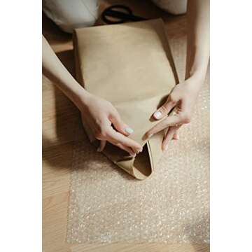 Industrial Grade Paper for Moving & Packing | Shipping, Gift Wrapping, Arts, Crafts & Table Settings | Recycled Kraft Paper Roll | 17.75 inches x 100 feet | by The Paper Factory LLC (17.75 x 150)