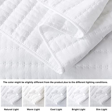 ROARINGWILD King Size Quilted Quilt Set for All Seasons