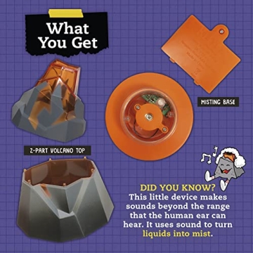 Klutz Ultrasonic Misting Volcano - Fun Science for Kids