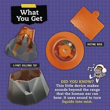 Klutz Ultrasonic Misting Volcano - Fun Science for Kids