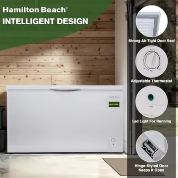 14 cu ft Chest Freezer - Space-Saving & Garage Ready
