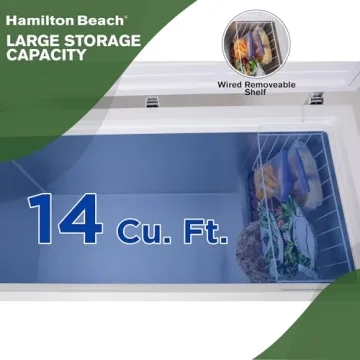 14 cu ft Chest Freezer - Space-Saving & Garage Ready