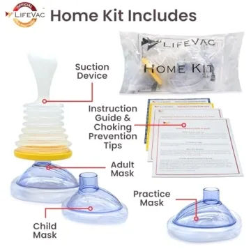 LifeVac Home Kit 2 Pack Portable Airway Suction Device