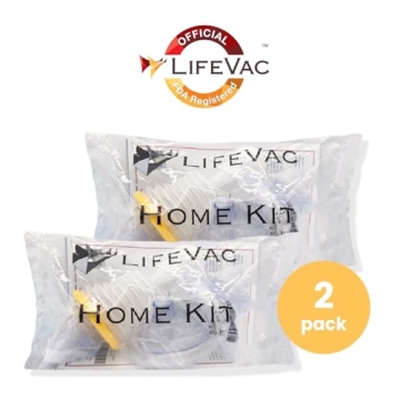 LifeVac Home Kit 2 Pack Portable Airway Suction Device