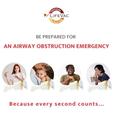 LifeVac Home Kit 2 Pack Portable Airway Suction Device