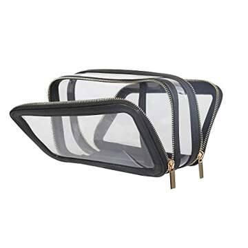 BEAUTY GOODIES. blk makeup bag