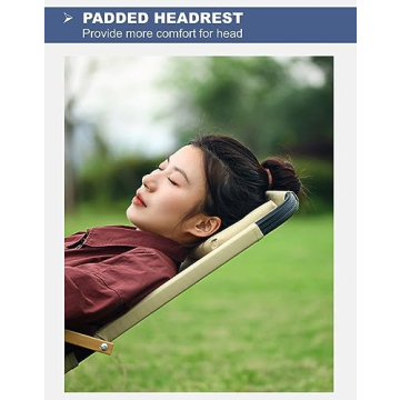 DRAXDOG Beach Chair - Folding & Adjustable Comfort