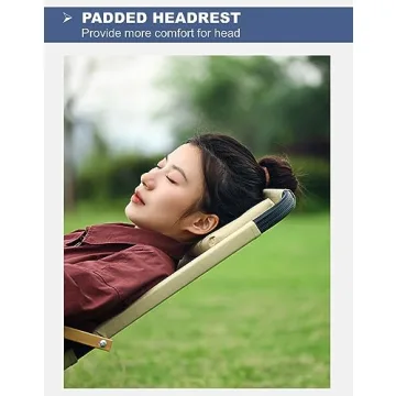 DRAXDOG Beach Chair - Folding & Adjustable Comfort