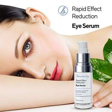 Rapid Reduction Eye Serum Eye Cream Eye Wrinkle Cream Reduce Under-Eye Bags, Wrinkles, Dark Circles, Fine Lines & Crow's Feet Instantly and Visibly for Women Men