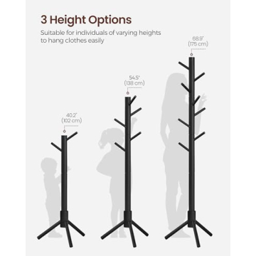 Durable VASAGLE Coat Rack - Free Standing Tree Design