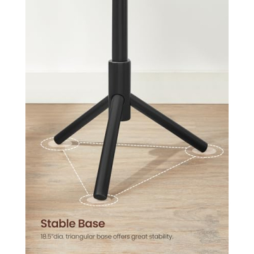 Durable VASAGLE Coat Rack - Free Standing Tree Design