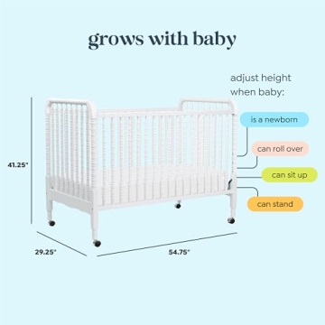 DaVinci Jenny Lind Convertible Crib in Fog Grey