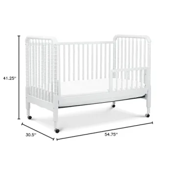DaVinci Jenny Lind Convertible Crib in Fog Grey