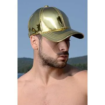 Gary Majdell Sport Unisex Metallic Baseball Cap with Adjustable Strap (Gold)