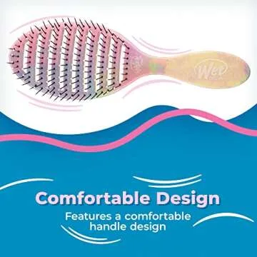 Wet Brush Speed Dry Hair Brush - Vented Design for Fast Drying