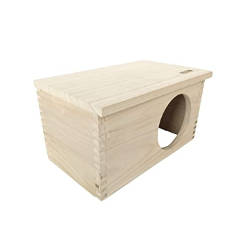 Durable Wooden Hideout for Small Pets - VEDEM