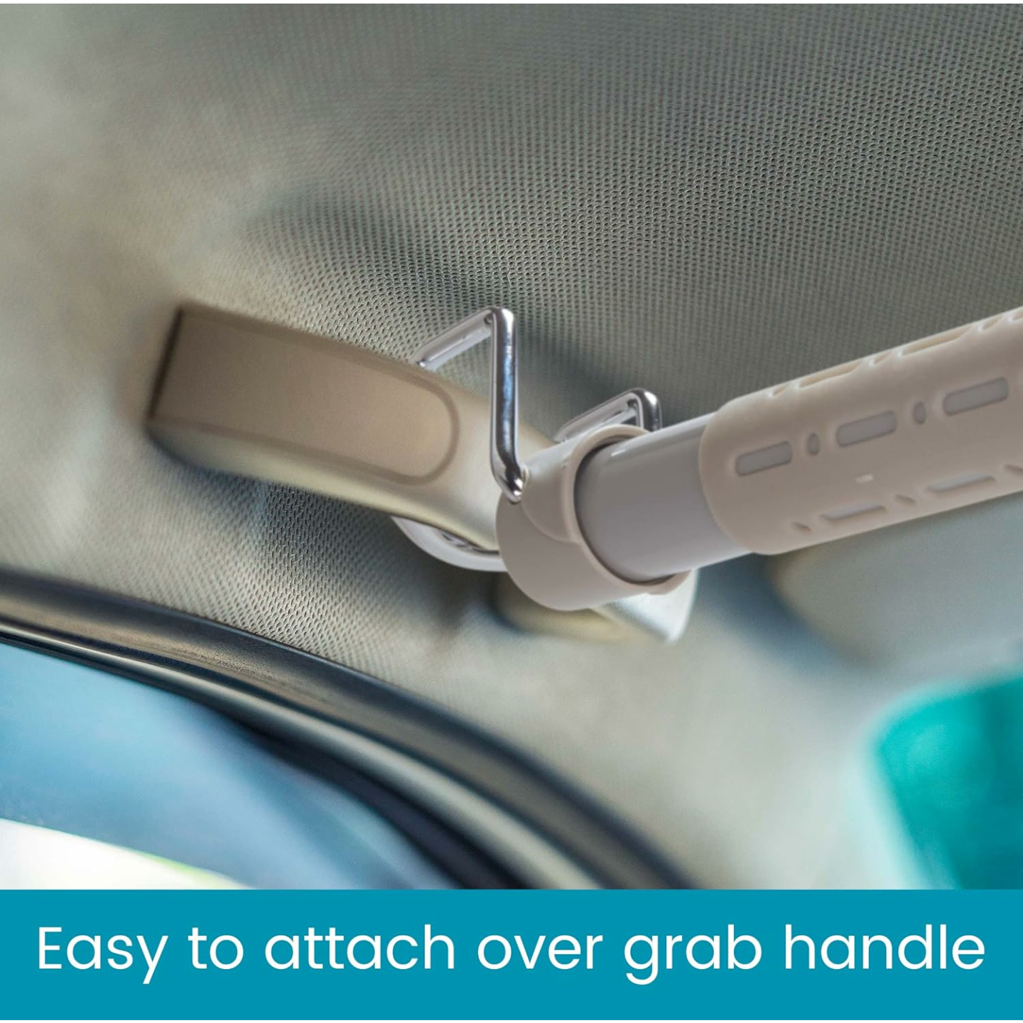 Car Clothes Hanger Bar with Solid Metal Hooks