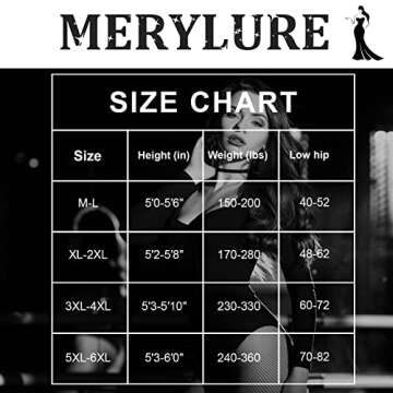 MERYLURE Plus Size Tights for Women Up to 6x - Durable Fashionable Hosiery