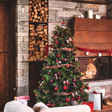 NJN 100pcs Shatterproof Christmas Ball Ornaments Set